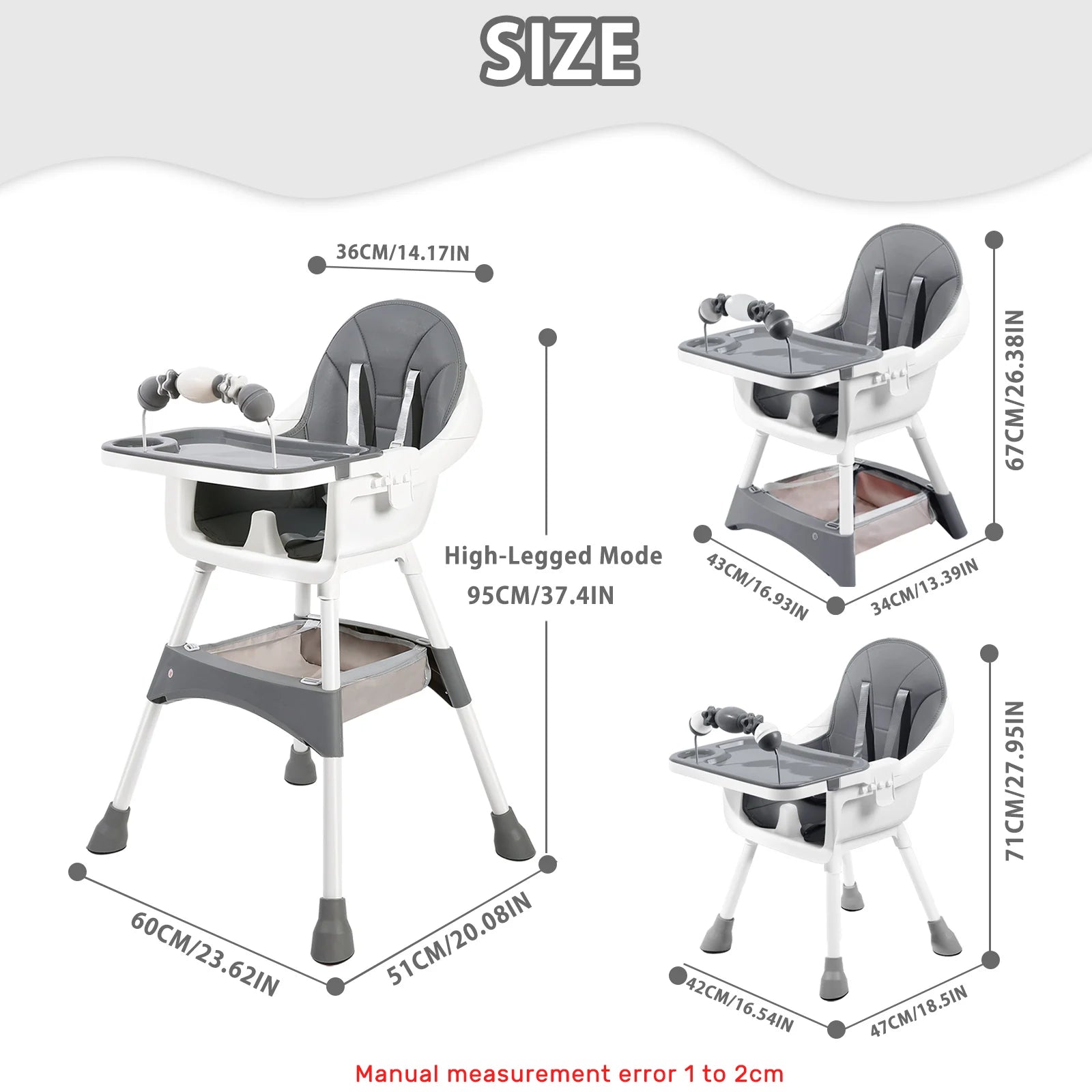 Convertible Baby High Chair