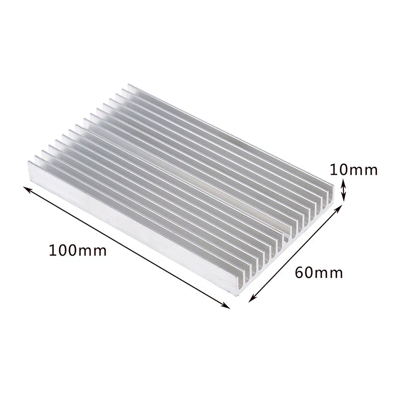 Aluminum Alloy Heatsink 100MM Cooling Pad LED IC Chip Cooler Radiator Heat Sink