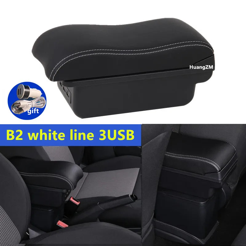 Universal Car Armrest Box with Storage
