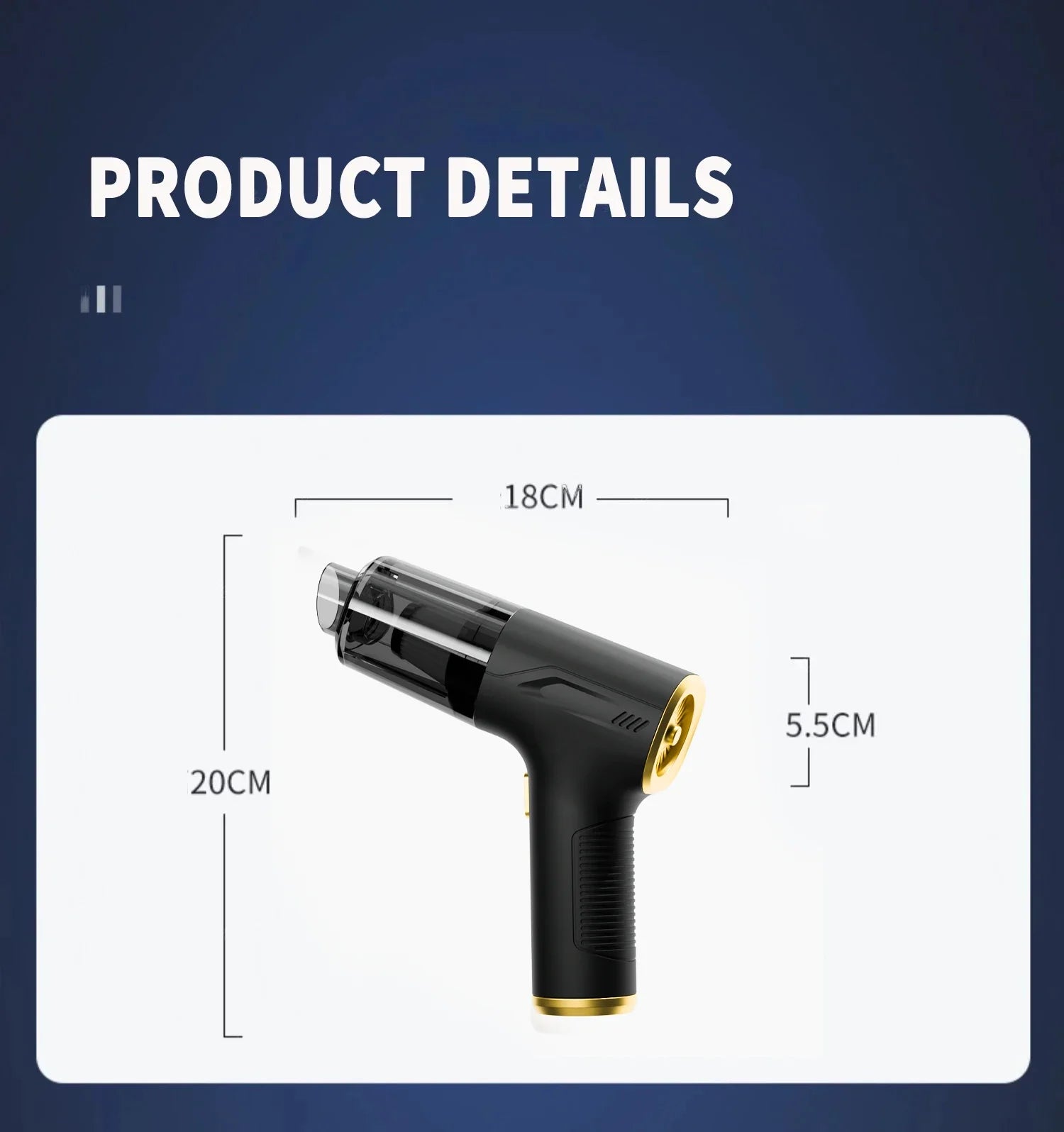 CENRR 98000PA Krachtige Mini Auto Stofzuiger Snoerloos Draadloos Auto Reinigingsapparaat Handheld Draagbare Stofzuiger Luchtpistool