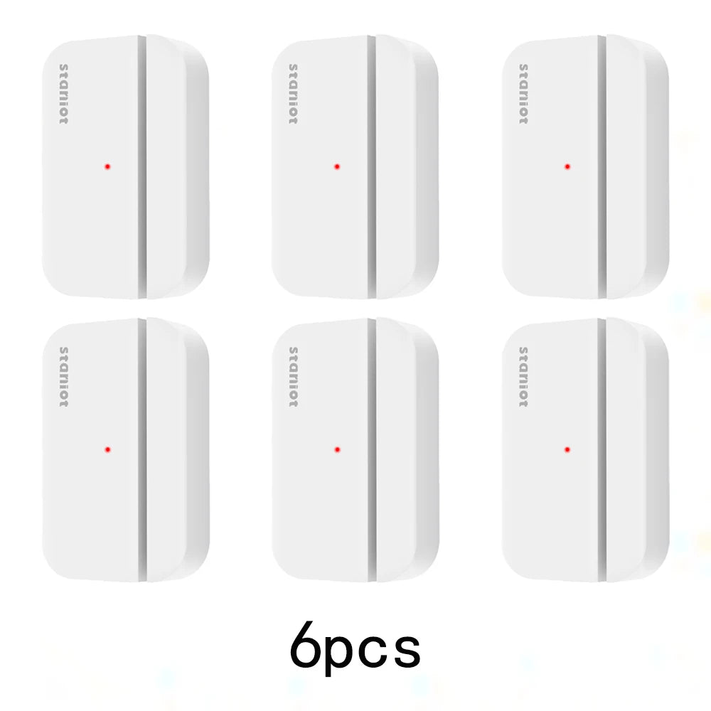 Staniot Smart Home Door Sensor 5-Year Battery Life Entry Sensor Wireless Door Window Detectors Works With Security Alarm System