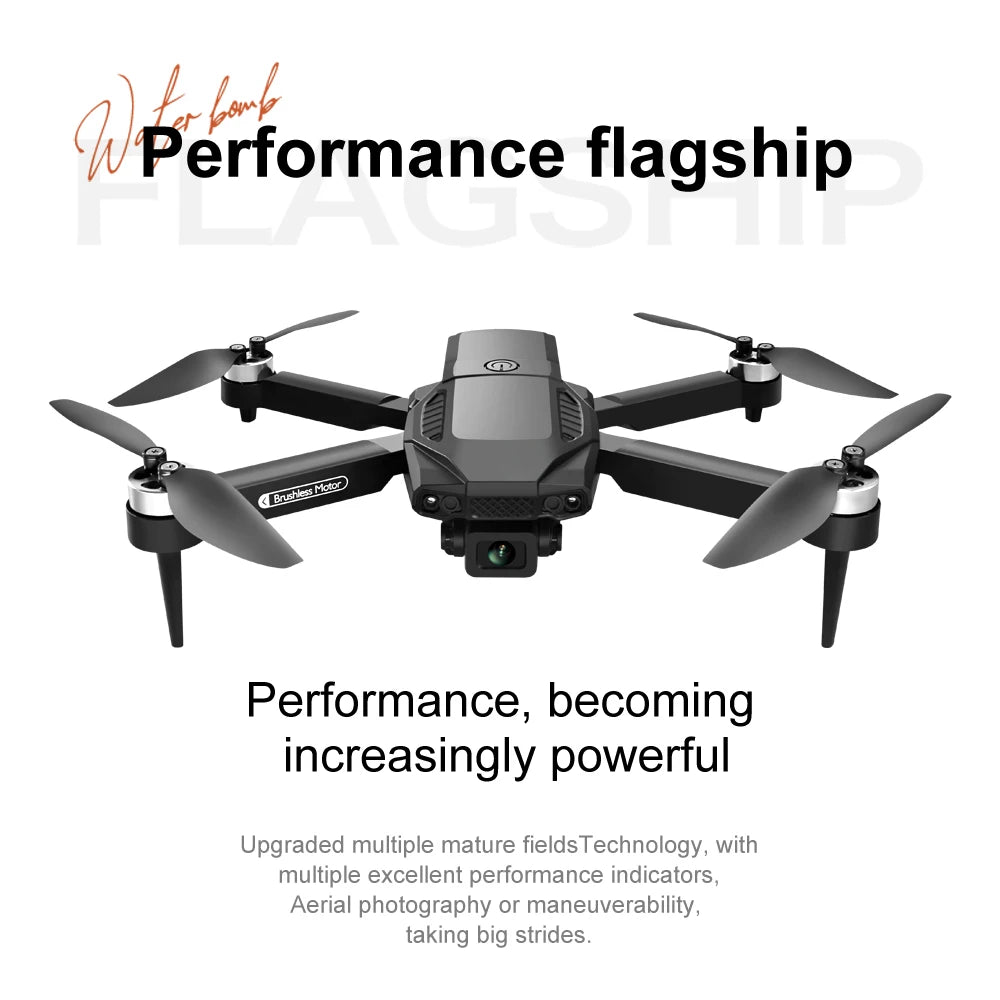 New F198 Drone Professional Dual Camera With 1080P WIFI FPV HD Aerial Photography Wide Angle Brushless RC Foldable Quadcopter