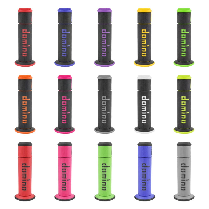 7/8 "22 24mm Motorcycle Grips Handle Bar For KTM YAMAHA Universal Pit Bike Motocross Motorbike Rubber GEL Domino Grip 15 Colors