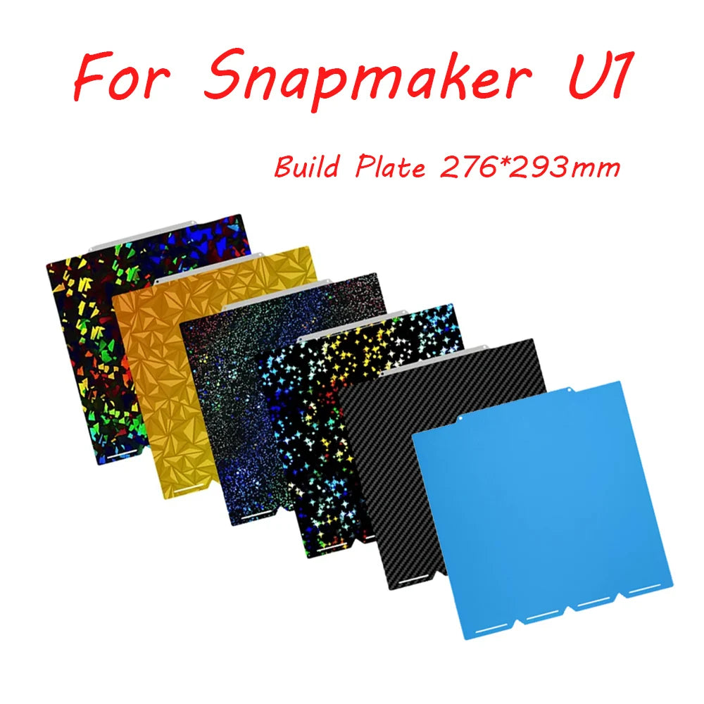 Bauplattenoptionen für Snapmaker U1
