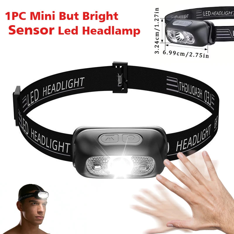 Oplaadbare LED-hoofdlamp en batterij-accessoire-opties