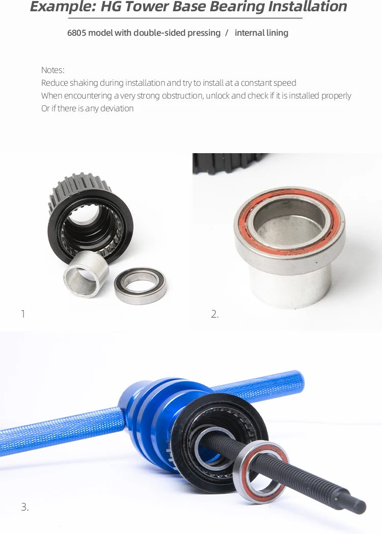 Bicycle Bearing Press Set