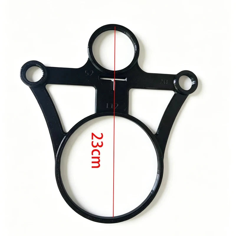 Wall-Hung Toilet Pipe Positioning Template