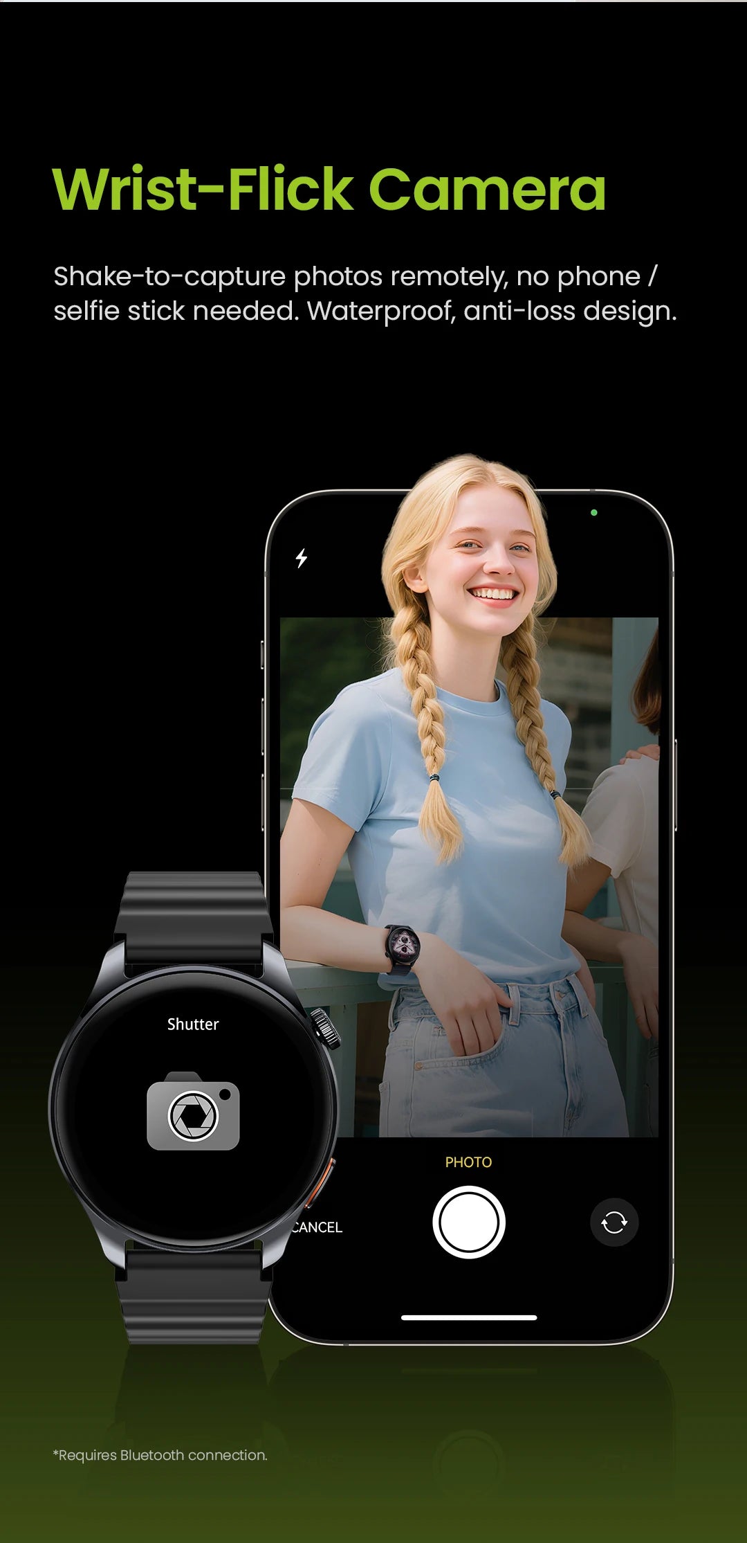 HAYLOU Watch 4S ceas GPS cu afișaj AMOLED de 1,43 inch