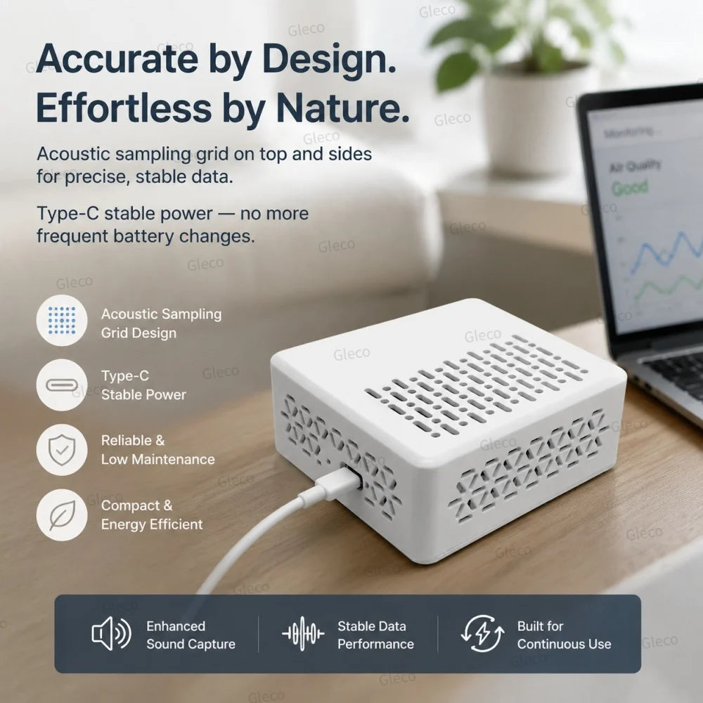 Capteur de Niveau Sonore Tuya avec Options WiFi ou Zigbee