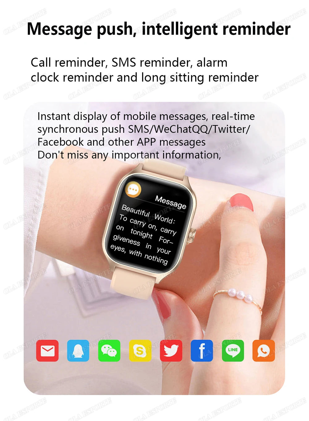 Reloj inteligente para llamadas Bluetooth de 2,01 pulgadas con seguimiento de actividad