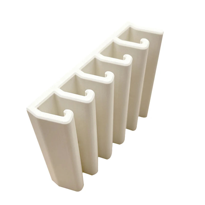 Suporte para tampas de recipientes de alimentos com cinco ranhuras