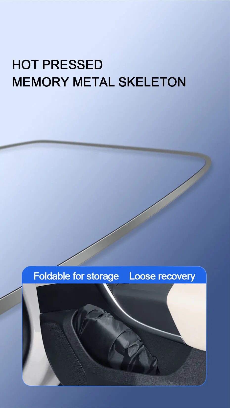 SEAMETAL Car Windshield Sun Shade Foldable Front Window Sun Protection Cover Anti UV Summer Cooling Sunshade Curtains for Car