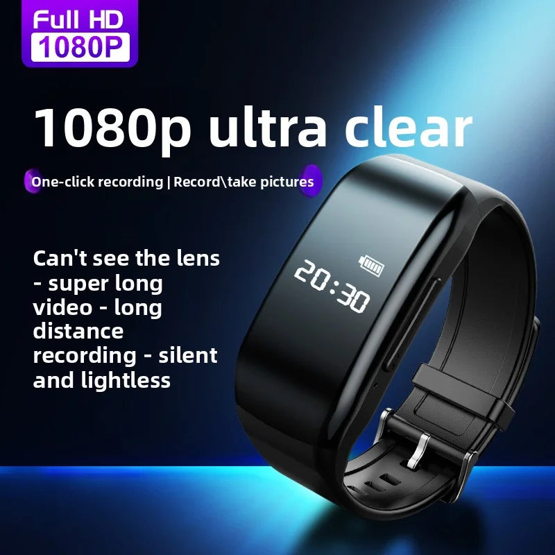 1080P mini hodinky s kamerou na zápästie a 3-hodinovým záznamom