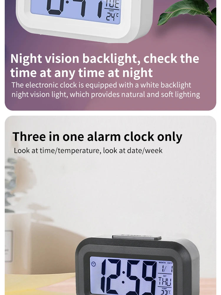Mini Alarm Clock with Countdown Timer