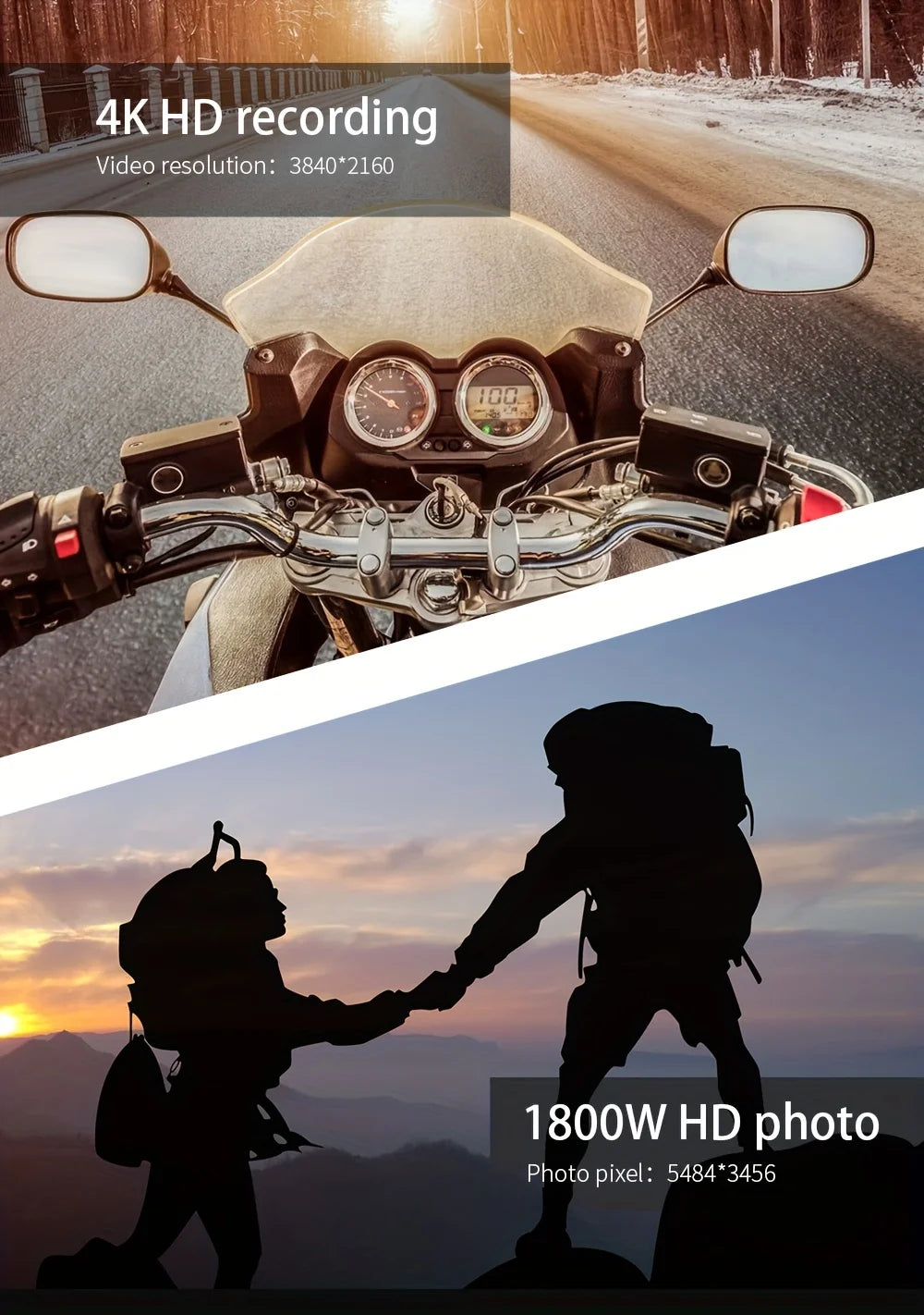 4K HD camera glasses video smart glasses, outdoor mini camera, human body camera, cycling recorder camera, suitable for cycling