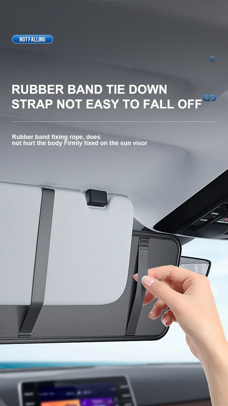 SEAMETAL Luxury Car Sun Visor Organizer Universal Visor Panel Storage Bag PU Leahter Multi-Pocket Auto Storage Pouch Glasses Box