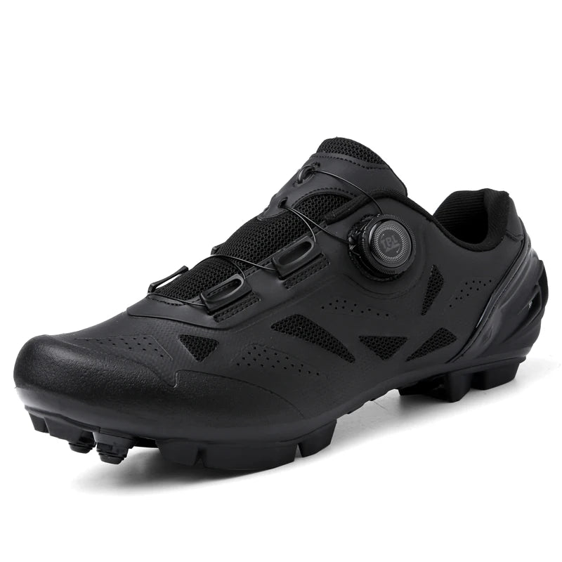 Chaussures de VTT respirantes à lacets pour cyclisme