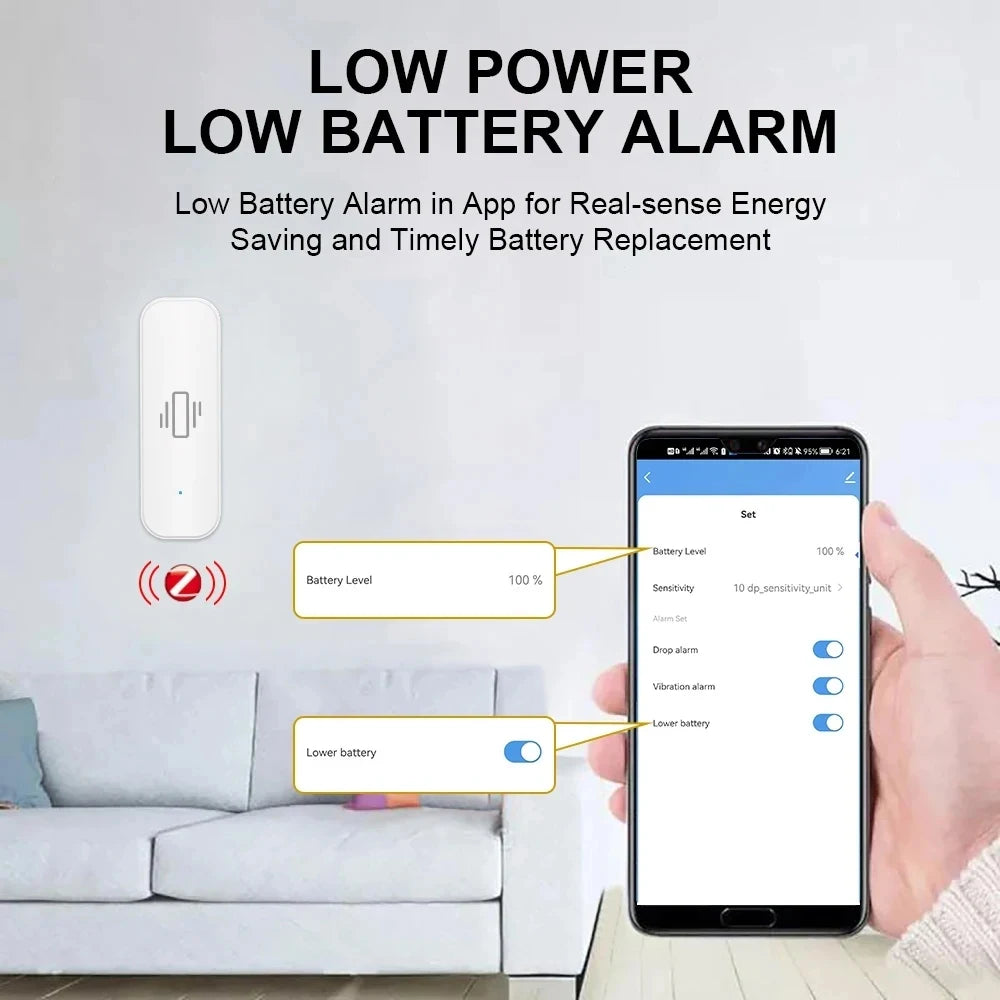 Zigbee Vibration Sensor for Zigbee2MQTT