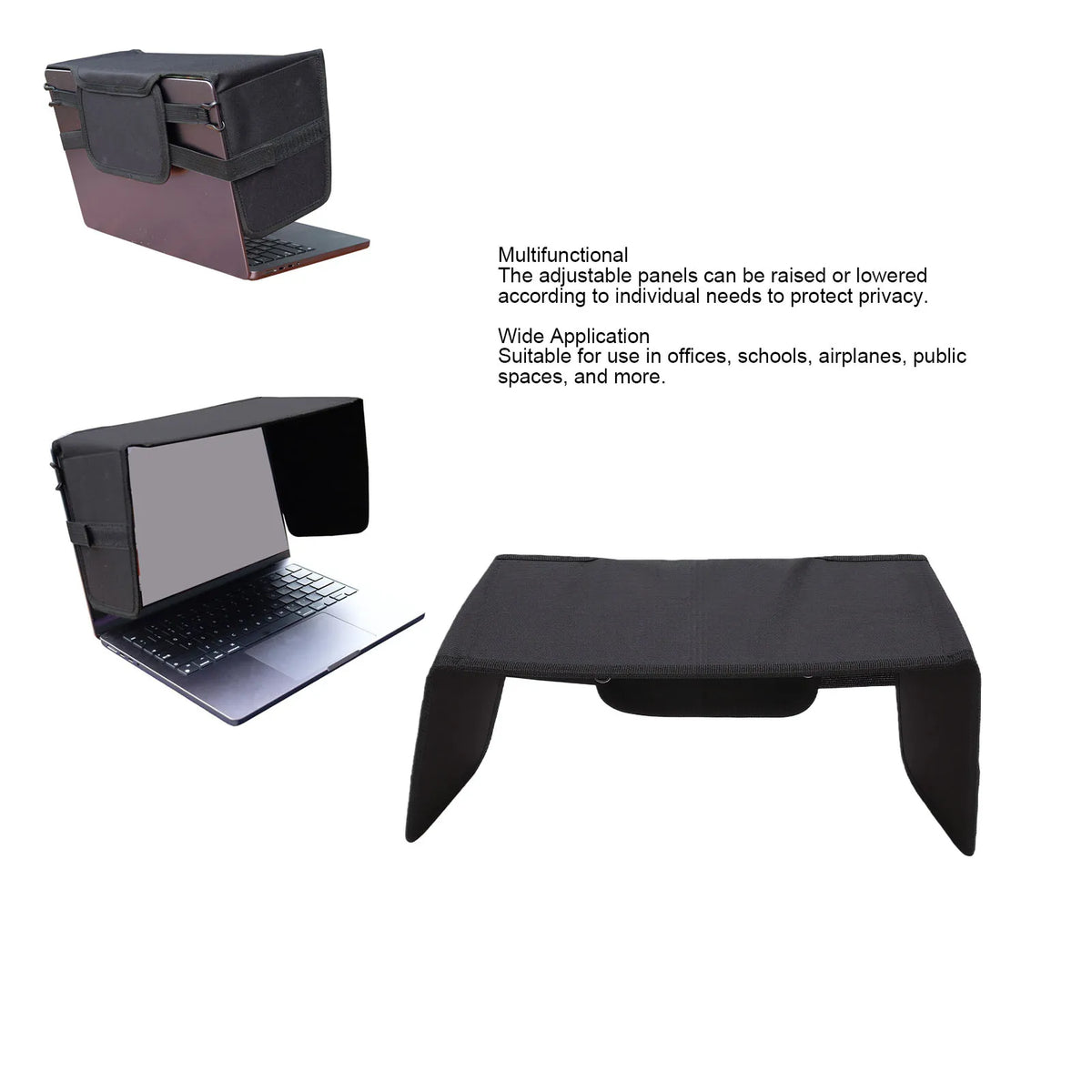 Capac sunshade pliabil pentru ecranul laptopului