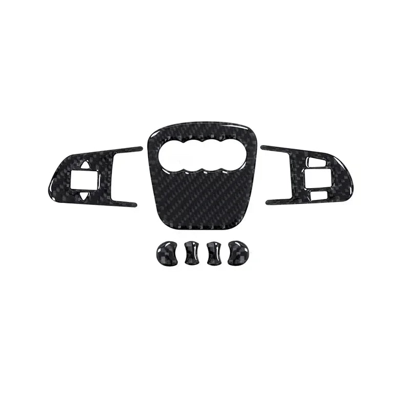 Carbon Fiber Steering Wheel Ring Trim for Audi A4 A6 Q5 Q7 A3