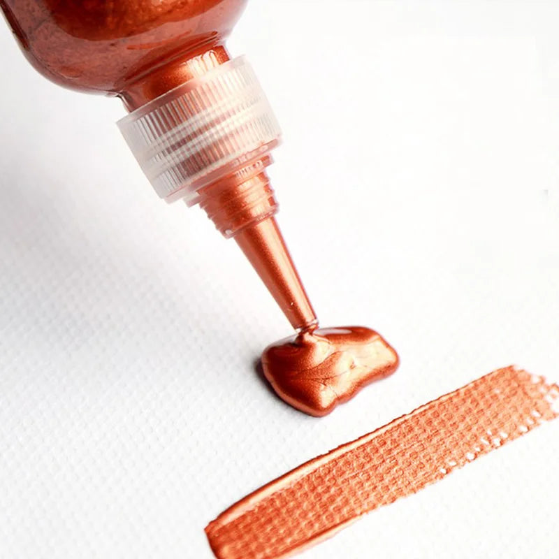 60ml Gold Metallic Acrylic Paint for DIY Projects