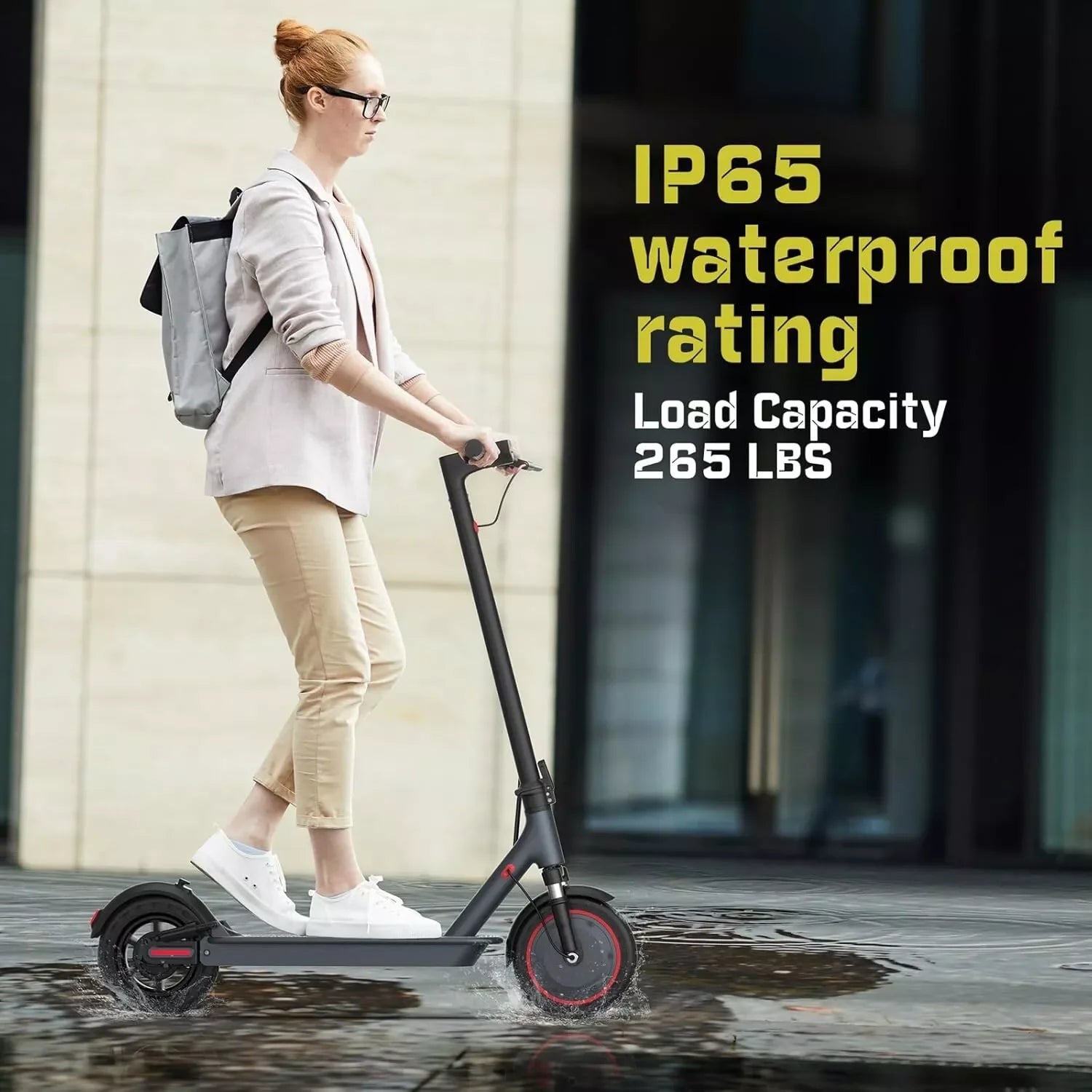500W Electric Scooter 22MPH Foldable with App Control & Suspension