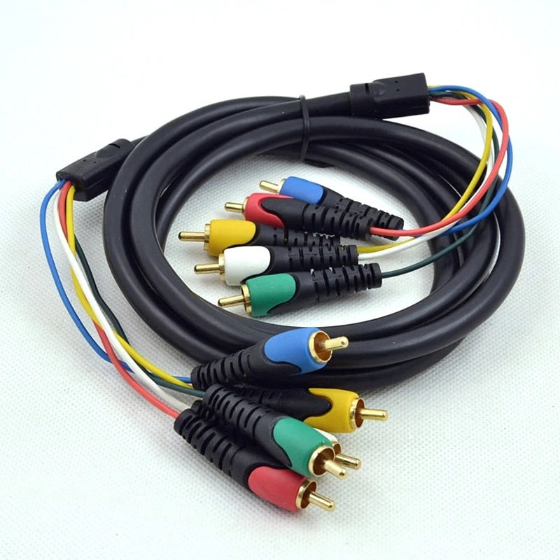Cablu component audio-video 5-RCA, 1.8 m