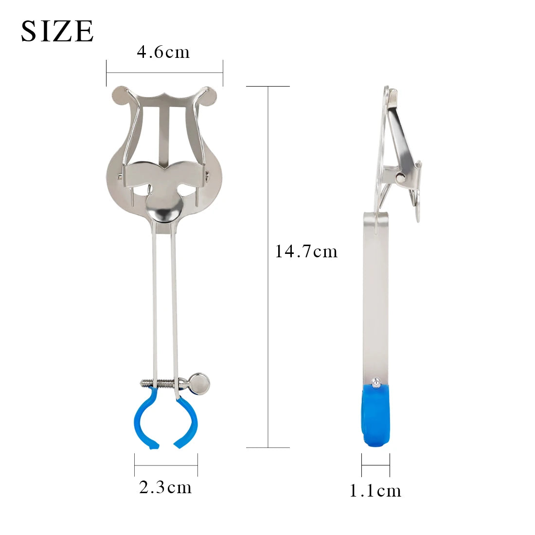 Portable Marching Music Stand for Clarinet, Trumpet, Flute and Sax