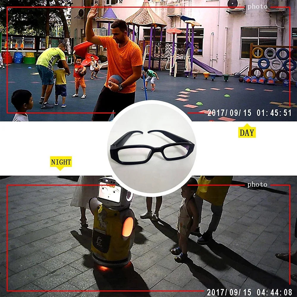 1080P HD Wearable Glasses Camera for Outdoor Sports
