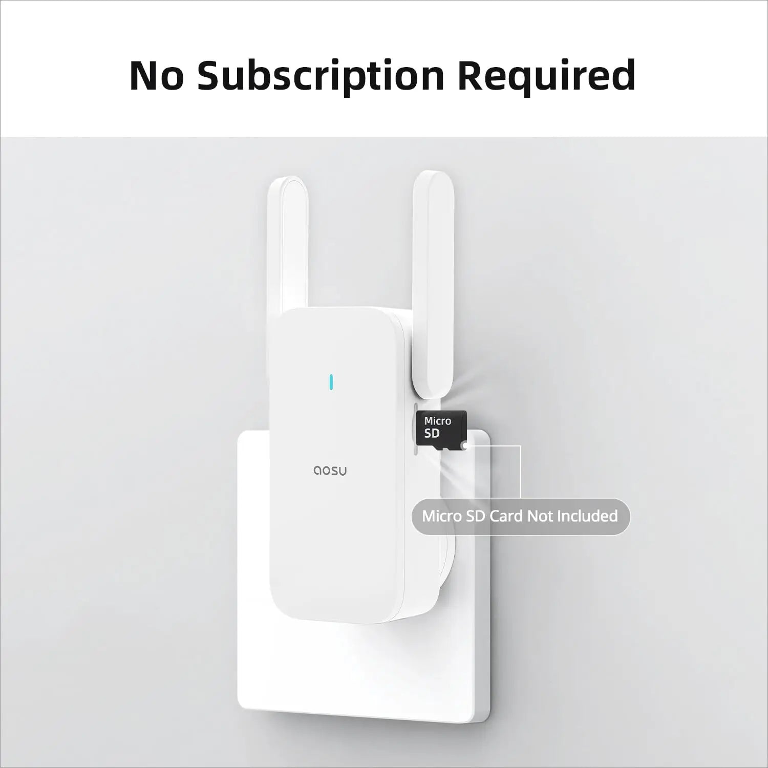 AOSU 3MP WiFi Video Doorbell with 2K Clarity and AI Detection