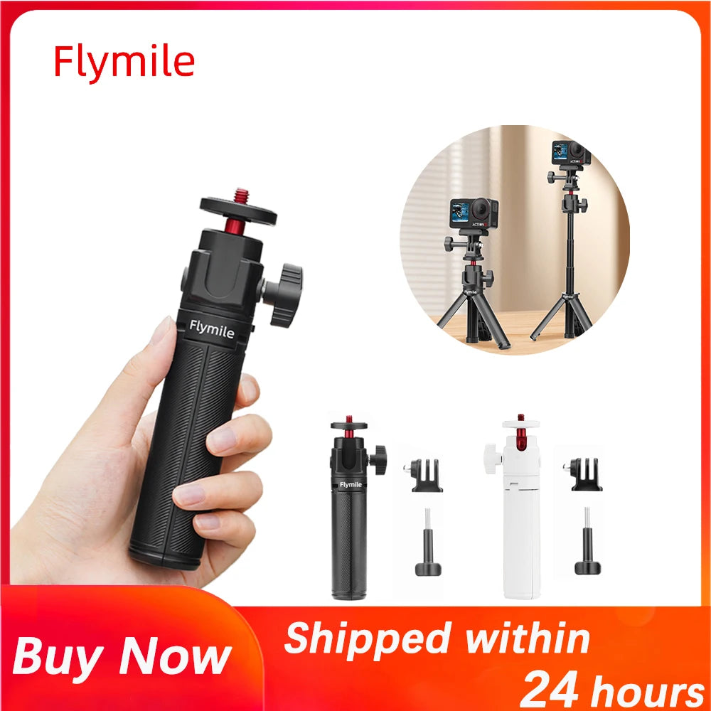 Compact Selfie Stick and Tripod for Compatible Cameras