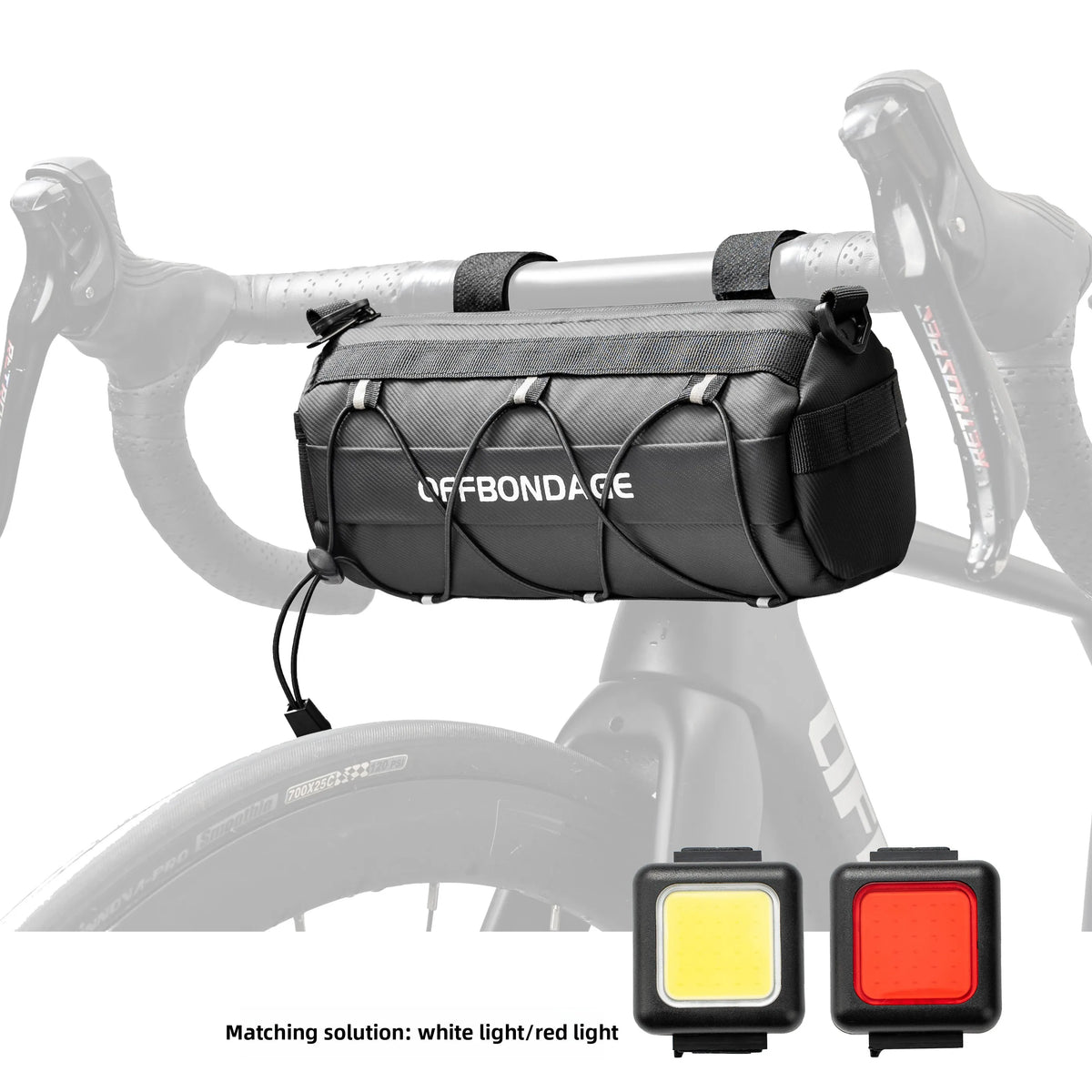 OFFBONDAGE Multi-Position Bicycle Bag with Shoulder Strap