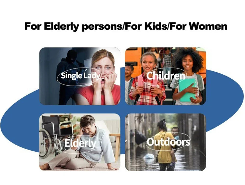 Self Defense Alarm 130DB LEDLight Anti-wolf Alert for Girl Child Women Carrying Scream Loud Panic Alarm Emergency Alarm Keychain