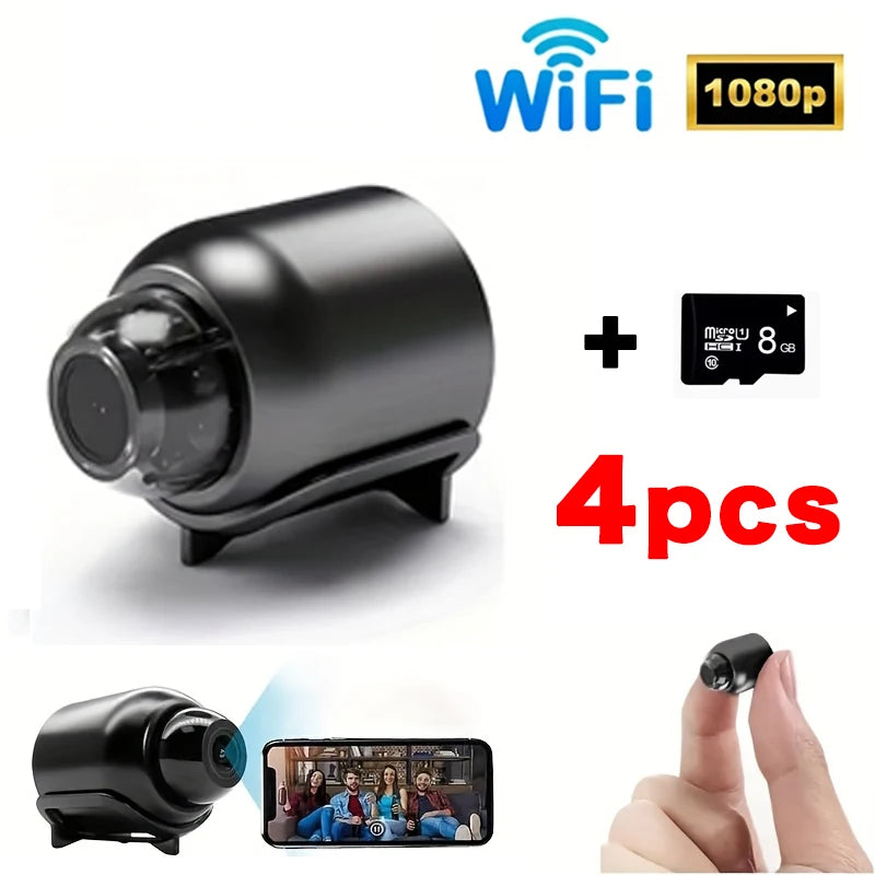 Mini caméra HD WiFi 1080P Enregistreur vidéo sans fil à distance
