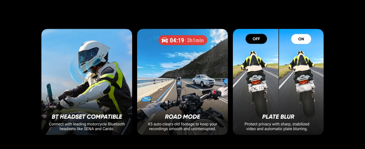 Insta360 X5 Camera 8K Waterproof 360° Action Cam