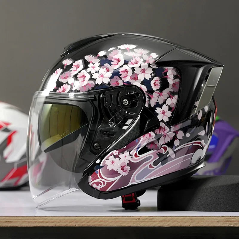 Ryzen RO-5 Unisex Half Motorcycle Helmet