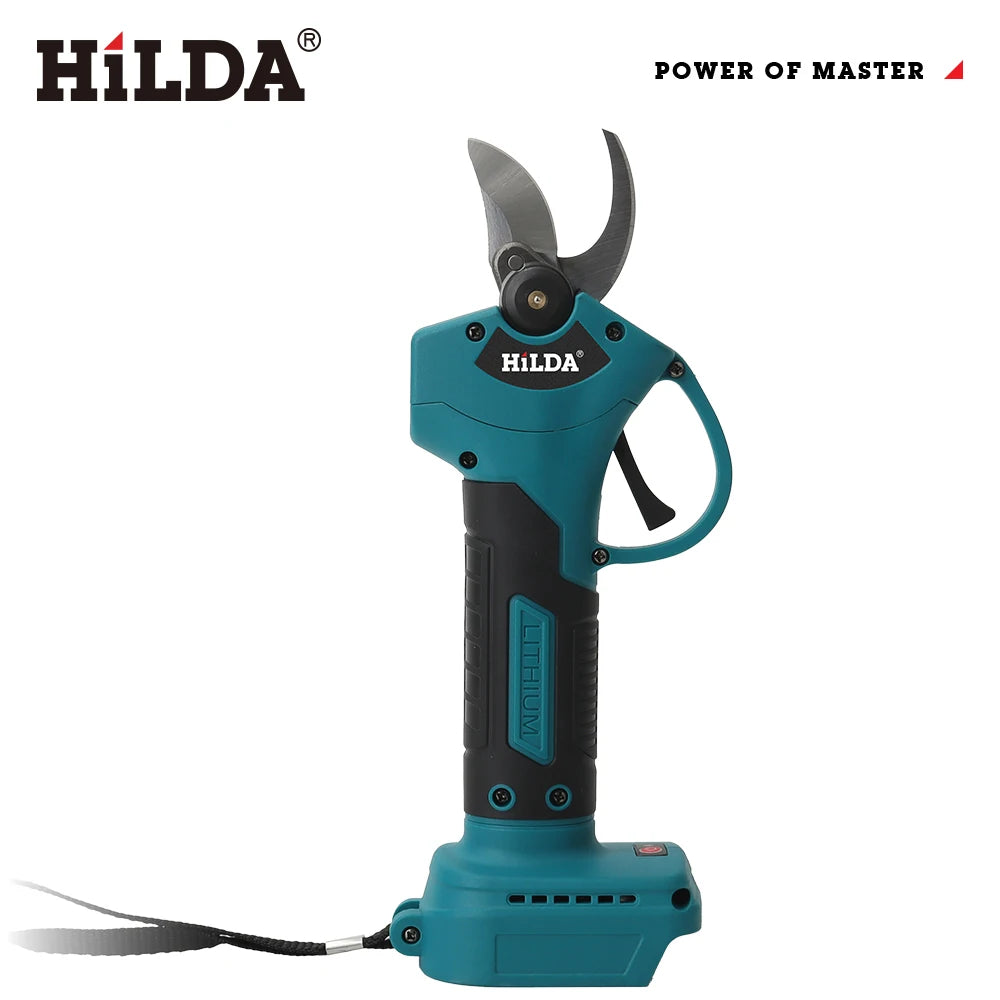 HILDA Brushless Electric Pruning Shears Cordless Fruit Tree Branches Scissors Power Tool For Makita 18V Battery