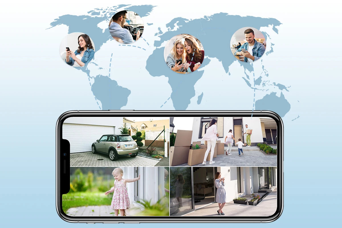 4K 8MP Outdoor Security Camera with Smart Tracking