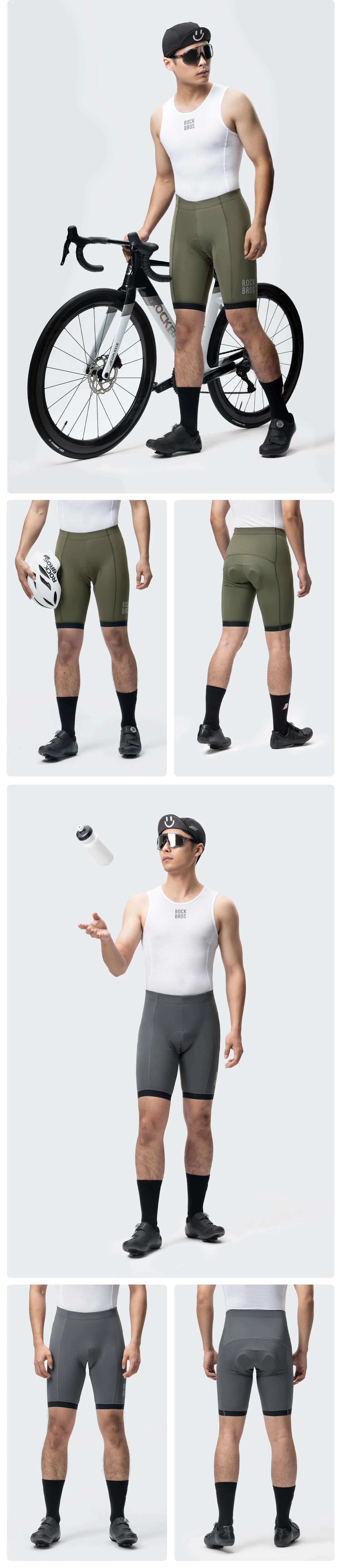 Men’s Cycling Shorts Breathable Stretch MTB Riding Shorts
