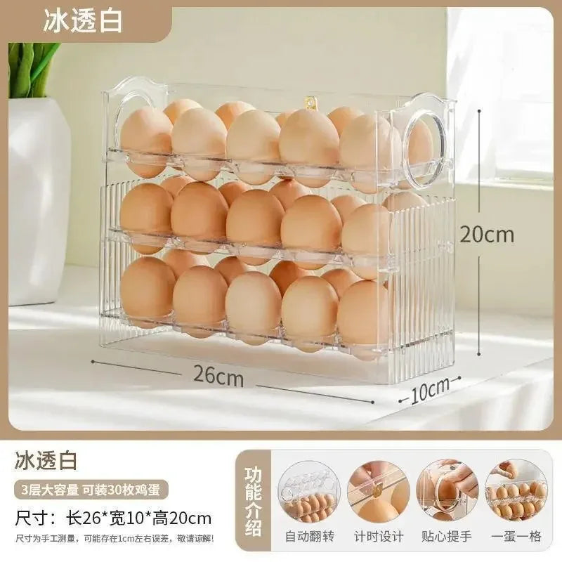 Refrigerator Egg Organiser, Pictured Tray Options