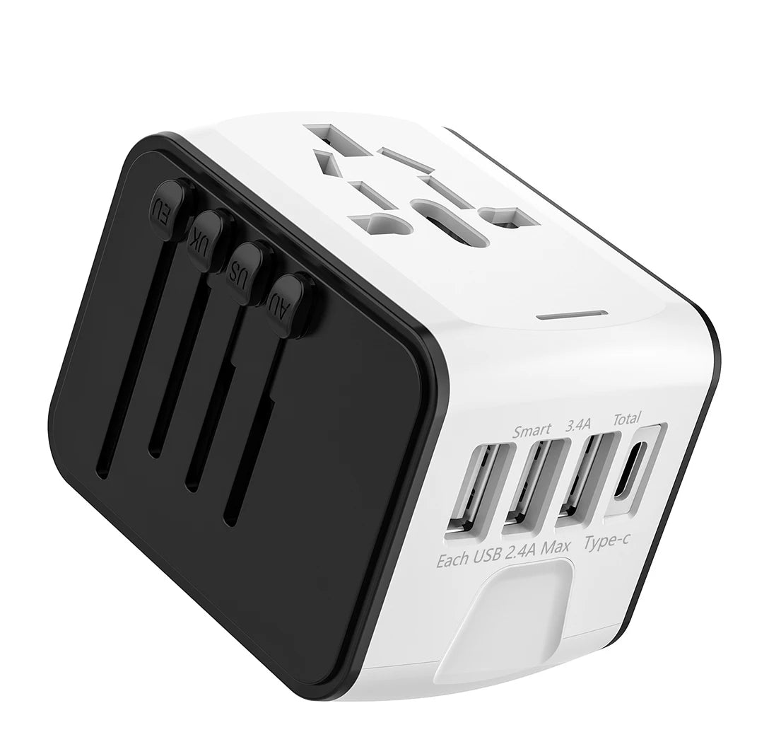 Universal Travel Adapter with USB Charging Ports