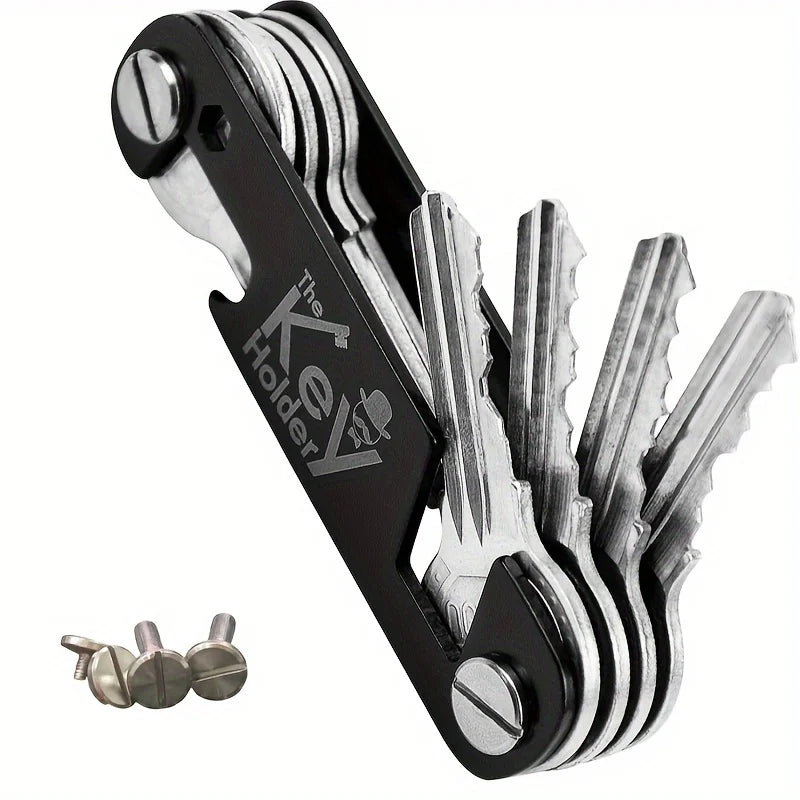 Compact Folding Key Organiser, Black