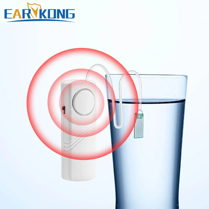 Water Leak Sensor Sound Alarm System Smart Home Automation Water Overflow Level Detector Residential Security Protection
