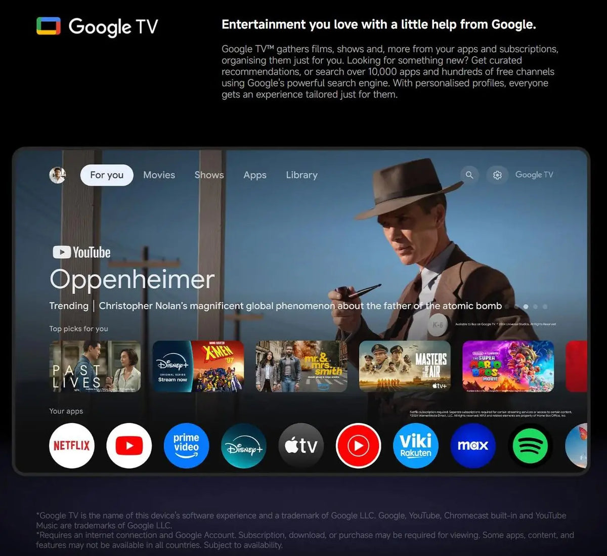2025 Xiaomi TV Stick 4K 2nd Gen, Google TV, WiFi 6 Portable Streaming Media, Netflix Google Assistant, Smart TV Dongle BT5.2