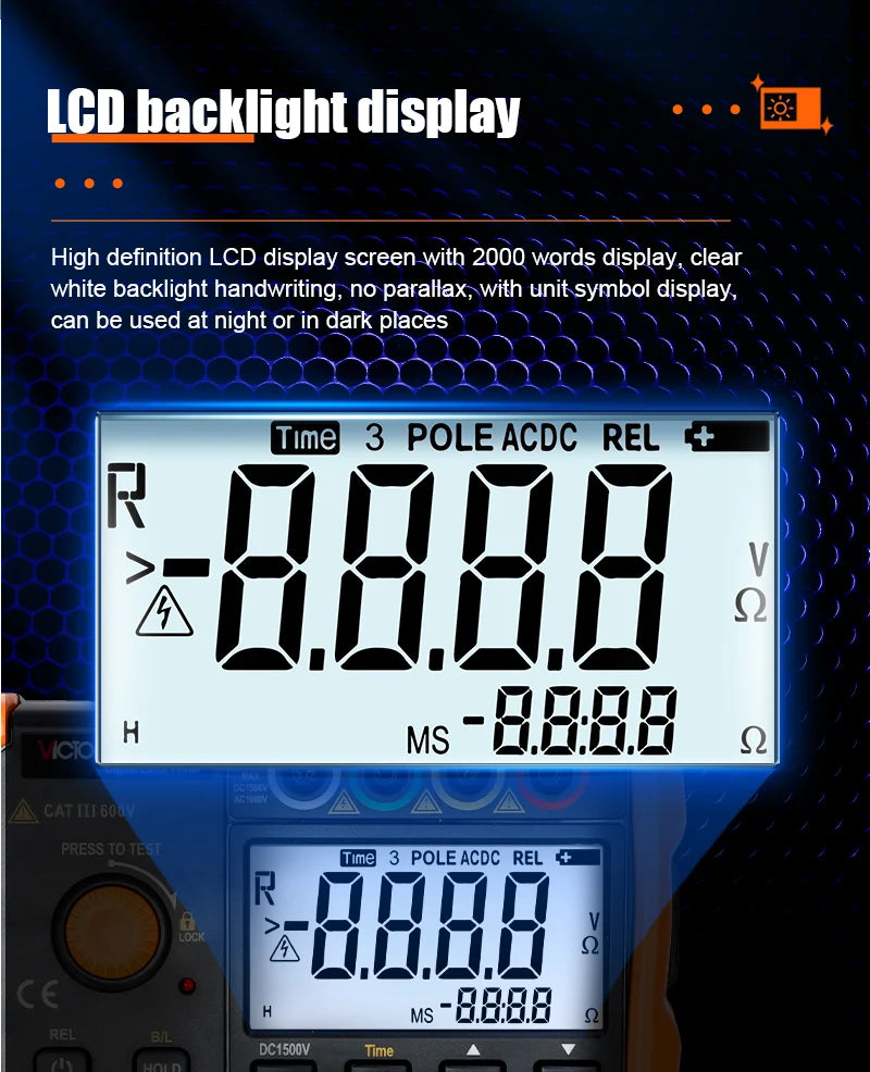 4105A Digitale Aardweerstand Tester