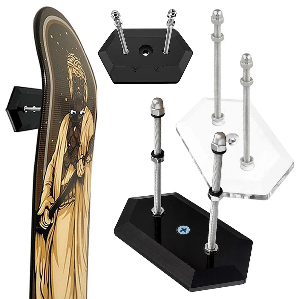 Acrylic Wall-Mounted Skateboard Display Rack