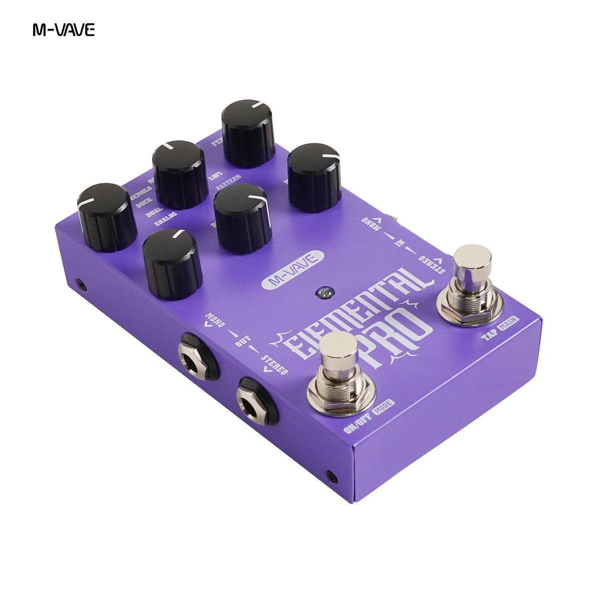 Elemental Pro Stereo Delay Pedal - 9 Delay Modes