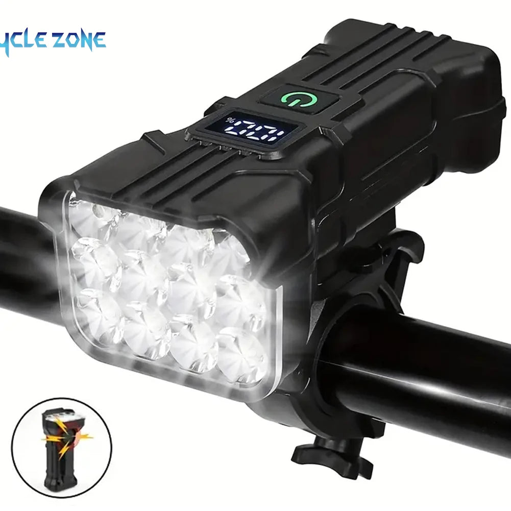 Rechargeable Bicycle Headlight with Electric Horn