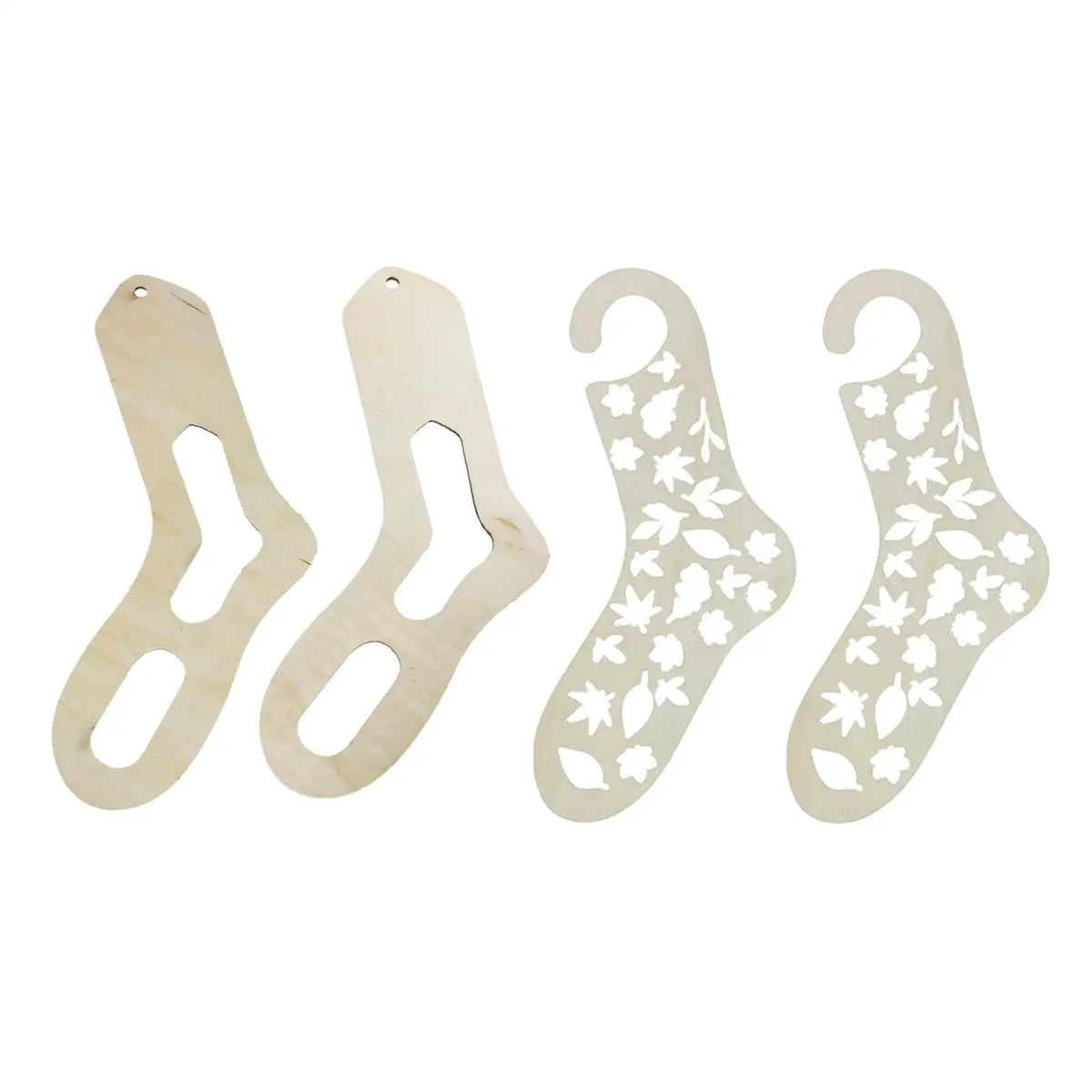 Wooden Sock Blockers — Pair