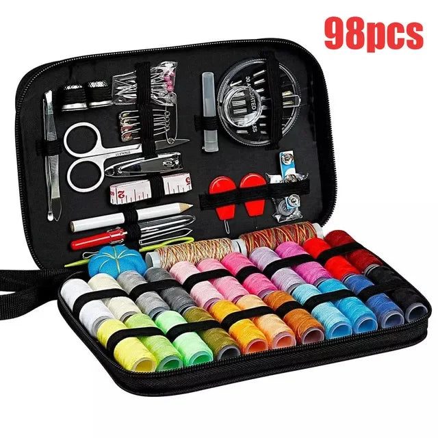 Sewing Kit with Storage Box, 68 or 98 Pieces